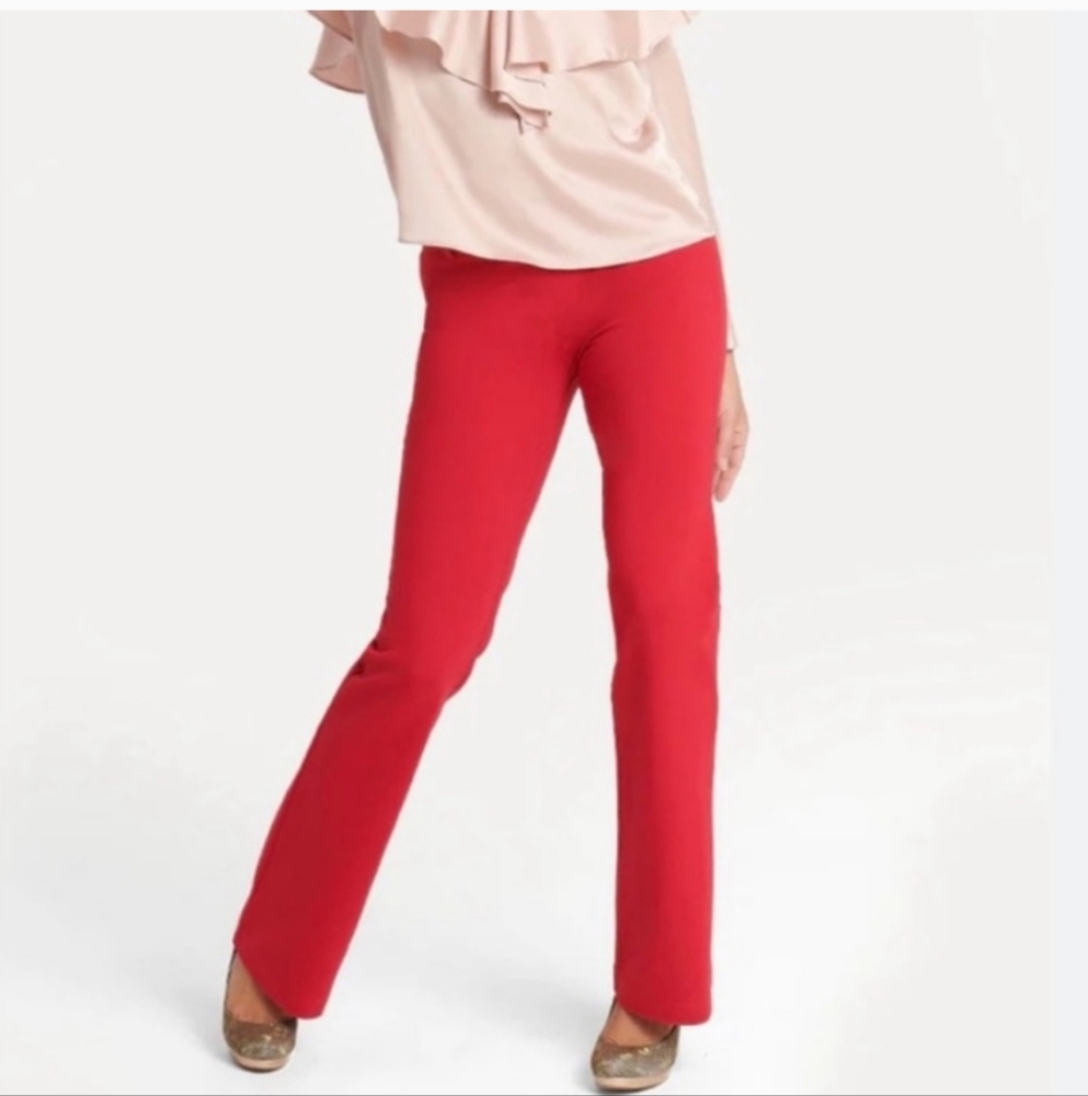 Betabrand Red Dress Pant Yoga Pants Size XXL